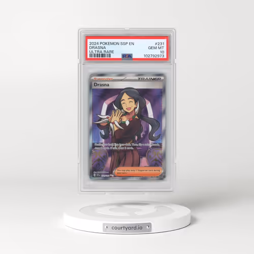 2024 Pokémon Ssp EN-Surging Sparks #231 Drasna - Ultra Rare (PSA 10 GEM MINT)