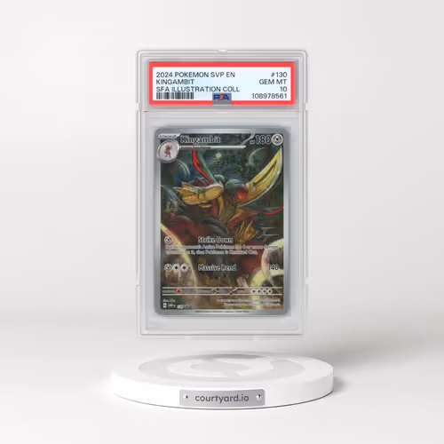 2024 Pokémon Svp EN-SV Black Star Promo #130 Kingambit - Shrouded Fable Illustration Collection (PSA