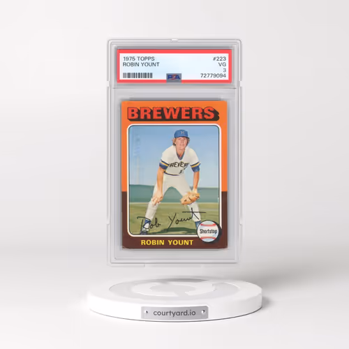 1975 Topps #223 Robin Yount (PSA 3 VG)