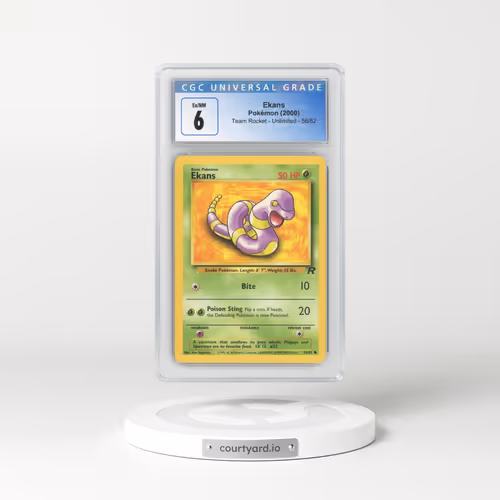 1999 Team Rocket #56 Ekans (CGC 6 EX-NM)