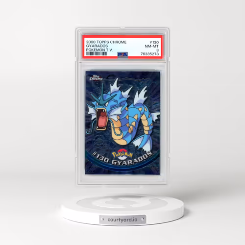 2000 Topps Chrome Pokémon T.V. #130 Gyarados (PSA 8 NM-MT)