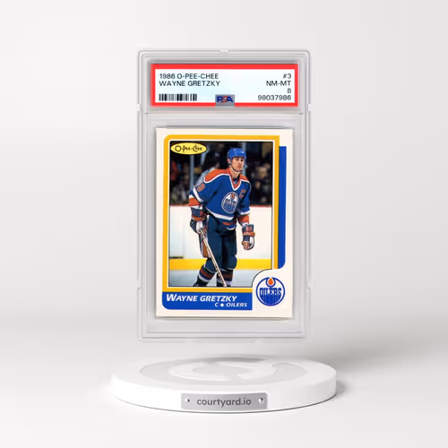 1986 O-Pee-Chee #3 Wayne Gretzky (PSA 8 NM-MT)