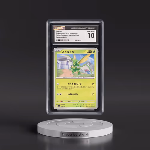 2023 Shiny Treasure ex #004/190 Scyther - Reverse Holo Digitized (CGC 10 GEM MINT)