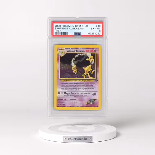 2000 Pokémon Gym Challenge #16 Sabrina's Alakazam - Holo (PSA 6 EX-MT)