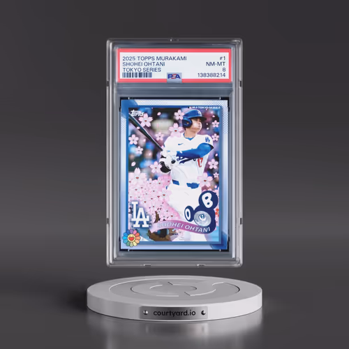 2025 Topps Takashi Murakami + MLB World Tour Tokyo Series #1 Shohei Ohtani (PSA 8 NM-MT)