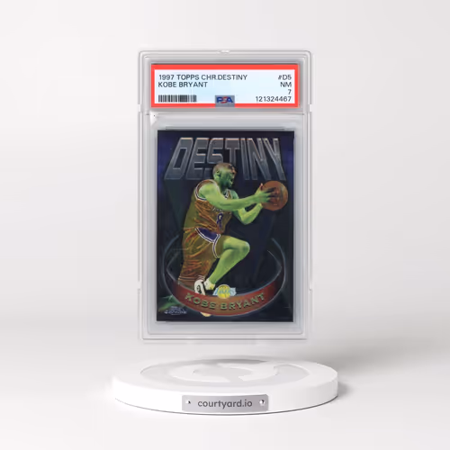 1997 Topps Chrome Destiny #D5 Kobe Bryant (PSA 7 NM)