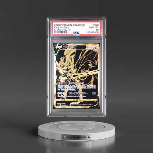 2020 Pokémon Sword & Shield Shiny Star V #329 Zacian V - Holo Full Art (PSA 10 GEM MINT)