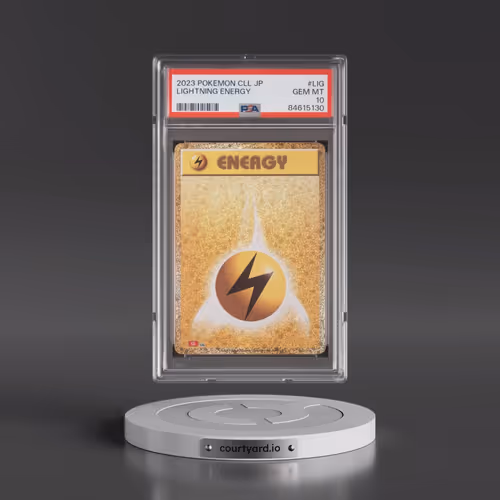 2023 Pokémon Cll-Trading Card Game Classic Charizard & HO-Oh EX Deck #LIG Lightning Energy (PSA 10 G