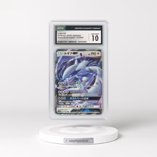 2018 Japanese Super-Burst Impact #72 Lugia GX - Full Art Holo (CGC 10 GEM MINT)