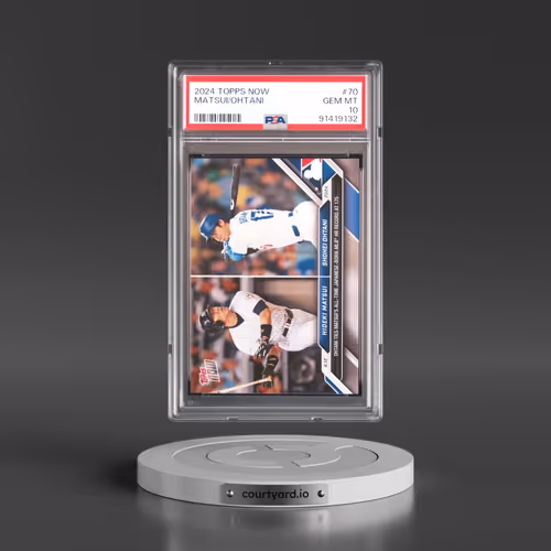 2024 Topps Now #70 Hideki Matsui/Shohei Ohtani (PSA 10 GEM MINT)