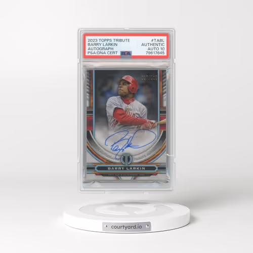 2023 Topps Tribute Tribute Autograph #TABL Barry Larkin (PSA auth)