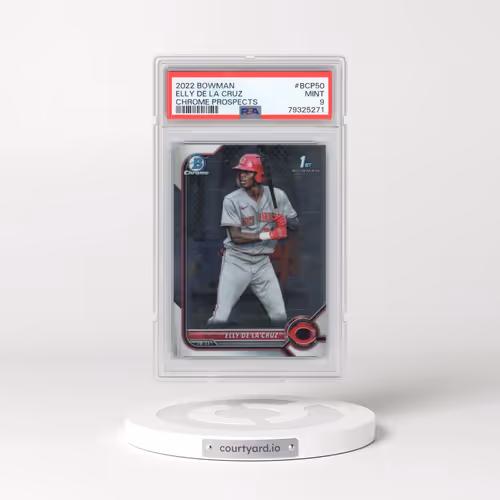 2022 Bowman Chrome Prospects #BCP50 Elly de La Cruz (PSA 9 MINT)
