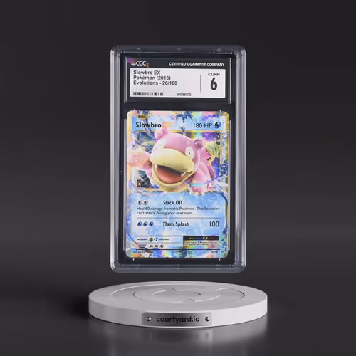 2016 Evolutions #26/108 Slowbro EX - Holo (CGC 6 EX-NM)