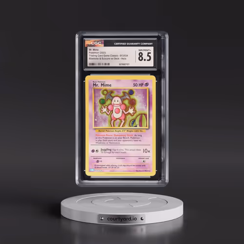 2023 Pokémon Clb-Trading Card Game Classic Blastoise & Suicune EX Deck #013 Mr. Mime (CGC 8.5 NM-MT+