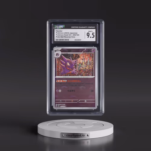 2023 Pokémon Card 151 #093/165 Haunter - Reverse Holo Poke Ball (CGC 9.5 MINT+)