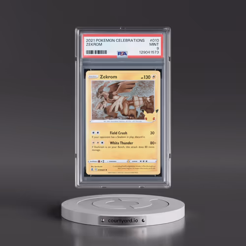 2021 Pokémon Celebrations #010 Zekrom (PSA 9 MINT)