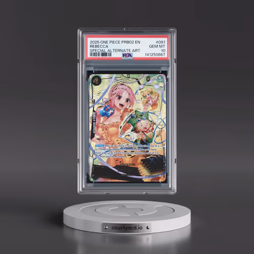 2025 One Piece PRB02-Premium Booster -One Piece Card the Best- Vol.2 #091 Rebecca - Special Alternat