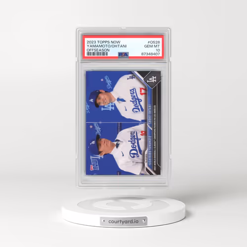 2023 Topps Now Offseason #OS26 Shohei Ohtani/Yoshinobu Yamamoto (PSA 10 GEM MINT)