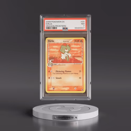 2006 Pokémon EX Dragon Frontiers #33 Kirlia (PSA 7 NM)