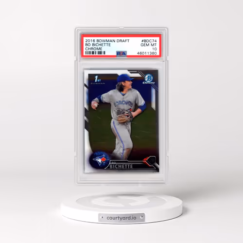 2016 Bowman Draft #BDC74 Bo Bichette - Chrome (PSA 10 GEM MINT)