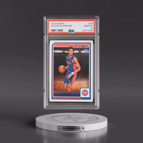 2023 Panini NBA Hoops #255 Ausar Thompson (PSA 10 GEM MINT)