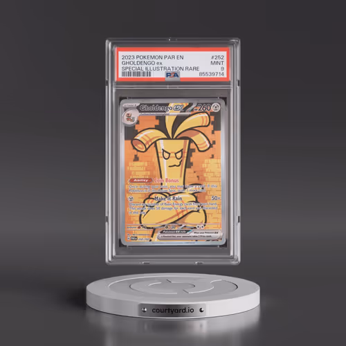 2023 Pokémon Par EN-Paradox Rift #252 Gholdengo EX - Holo Special Illustration Rare (PSA 9 MINT)
