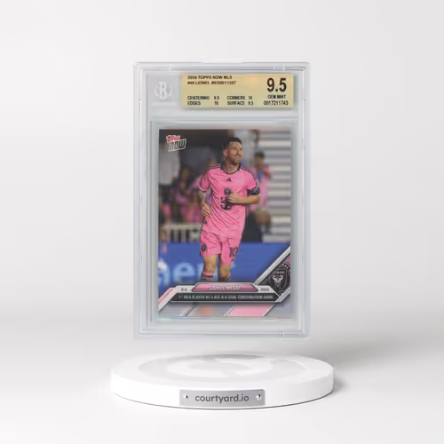 2024 Topps Now MLS #46 Lionel Messi (BGS 9.5 GEM MINT)