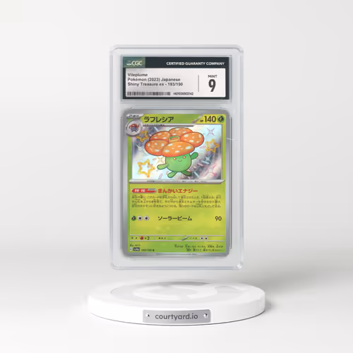2023 Japanese Shiny Treasure ex #193 Vileplume (CGC 9 MINT)