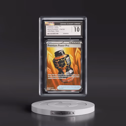 2025 Mega Evolution - MEG EN #174/132 Premium Power Pro - Ultra Rare Holo (CGC 10 GEM MINT)