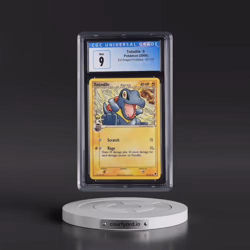 2006 EX Dragon Frontiers #67/101 Totodile δ (CGC 9 MINT)