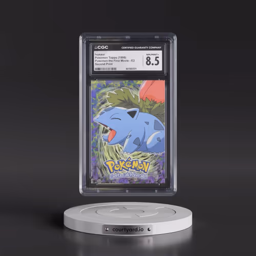 1999 Pokémon the First Movie #E2 Ivysaur - Second Print (Black Topps Logo) (CGC 8.5 NM-MT+)
