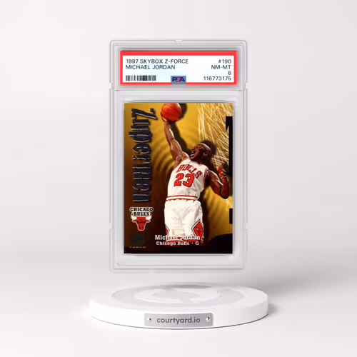1997 Skybox Z-Force #190 Michael Jordan (PSA 8 NM-MT)