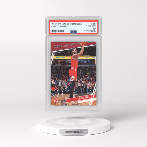 2019 Panini Chronicles #66 Coby White (PSA 10 GEM MINT)