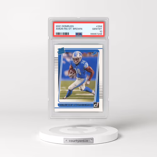 2021 Panini Donruss #284 Amon-RA St. Brown (PSA 10 GEM MINT)