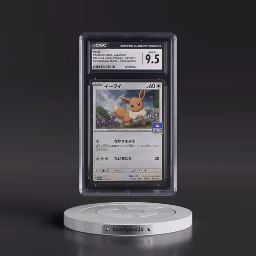 2022 Scarlet & Violet Promos #031/SV-P Eevee - Straightaway Battle Participation (CGC 9.5 MINT+)