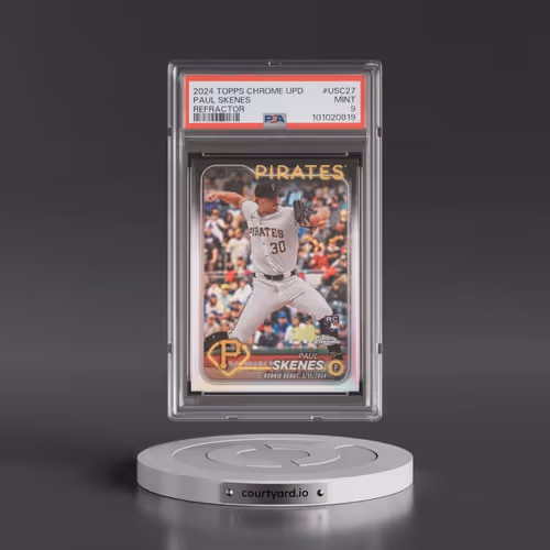 2024 Topps Chrome Update #USC27 Paul Skenes - Refractor (PSA 9 MINT)