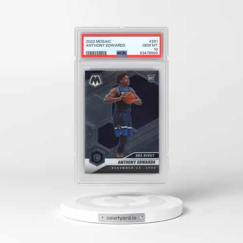 2020 Panini Mosaic #261 Anthony Edwards (PSA 10 GEM MINT)
