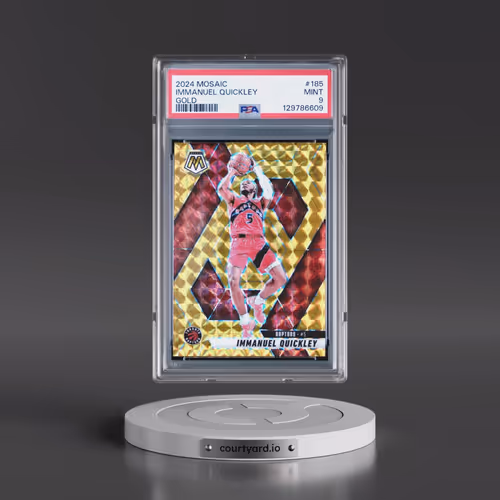 2024 Panini Mosaic #185 Immanuel Quickley - Gold (PSA 9 MINT)
