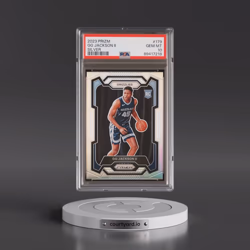2023 Panini Prizm #179 GG Jackson II - Silver Prizm (PSA 10 GEM MINT)