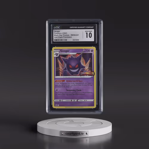 2017 Black Star Promos - Sword & Shield #SWSH241 Gengar - Lost Origin Prerelease (Holo) (CGC 10 GEM
