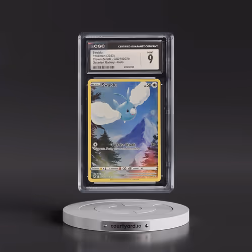 2022 Crown Zenith #GG27/GG70 Swablu - Galarian Gallery Holo (CGC 9 MINT)