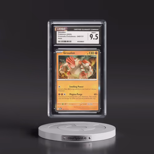 2024 Prismatic Evolutions - PRE EN #049/131 Groudon - Holo (CGC 9.5 MINT+)