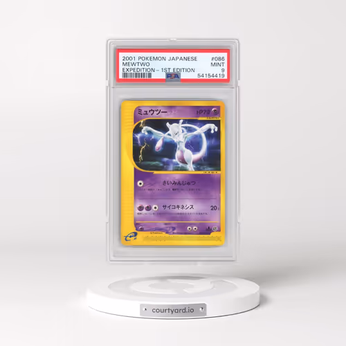2001 Pokémon Expedition #086 Mewtwo - 1st Edition (PSA 9 MINT)