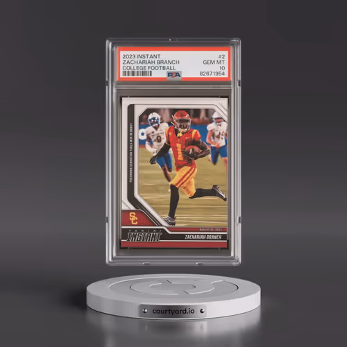 2023 Panini Instant College Football #2 Zachariah Branch (PSA 10 GEM MINT)