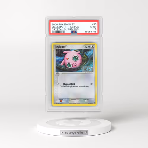 2006 EX Crystal Guardians #53 Jigglypuff - Holo (PSA 9 MINT)