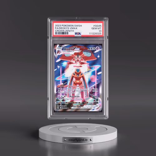 2023 Pokémon Sword and Shield Crown Zenith #GG45 Deoxys Vmax - Full Art (PSA 10 GEM MINT)