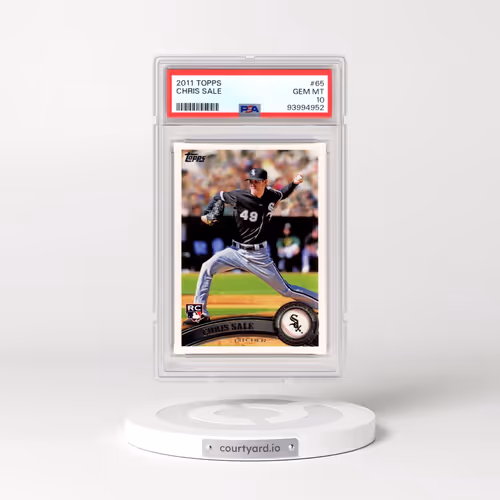 2011 Topps #65 Chris Sale (PSA 10 GEM MINT)