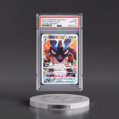 2022 Pokémon Sword & Shield Vstar Universe #226 Lucario Vstar - Full Art (PSA 10 GEM MINT)