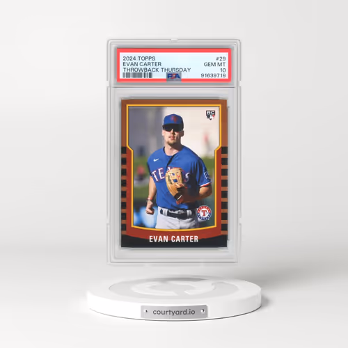 2024 Topps Throwback Thursday #29 Evan Carter (PSA 10 GEM MINT)