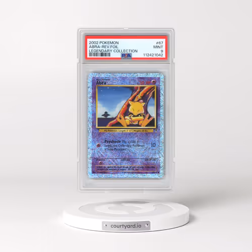 2002 Pokémon Legendary Collection #67 Abra - Reverse Foil (PSA 9 MINT)